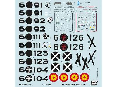 Bf109e/E3 Over Spain Fighter (Plastic Kit) - image 4