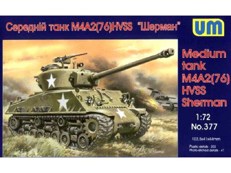 Medium tank M4A2(76) HVSS Sherman - image 1