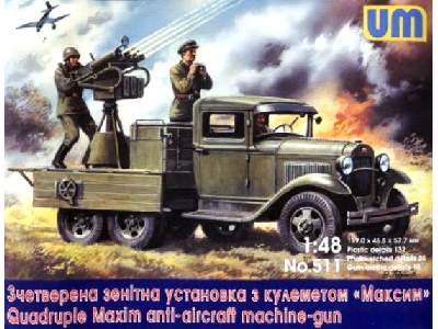 Quadruple Maxim AA MG on GAZ-AAA chassis - image 1