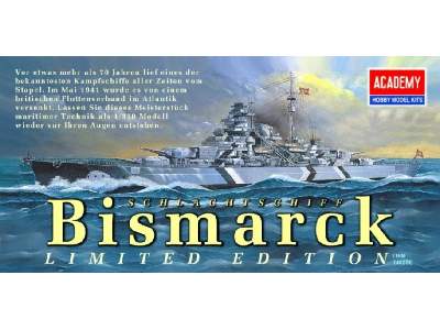 German Battleship Bismarck w/wooden deck - image 1