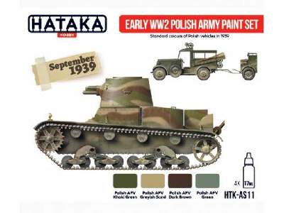 HTK-AS11 Early WW2 Polish Army paint set - image 4
