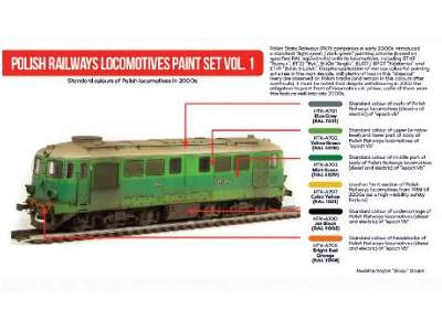 HTK-AS40 Polish Railways locomotives paint set vol. 1 - image 3