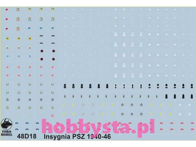 Military ranks & unit insignia - Polish Forces 1940-46 - image 1