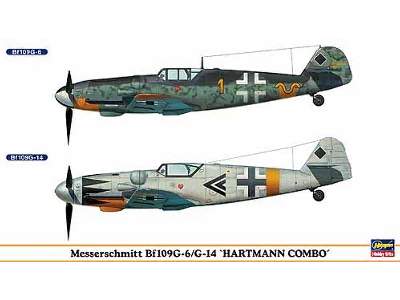 Messerschmitt Bf109g-6/G-14 Hartmann Combo (Two Kits In The Box) - image 1