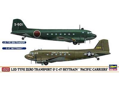 L2d Type Zero Transport &amp; C-47 Skytrain &quot;pacific Carrie - image 1