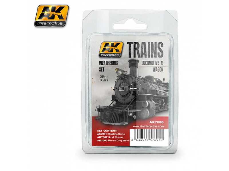 Trains Locomotive & Wagon - Weathering Set (3x35ml) - image 1