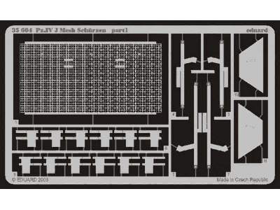 Schürzen mesh Pz. IV Ausf. J 1/35 - Dragon - image 1