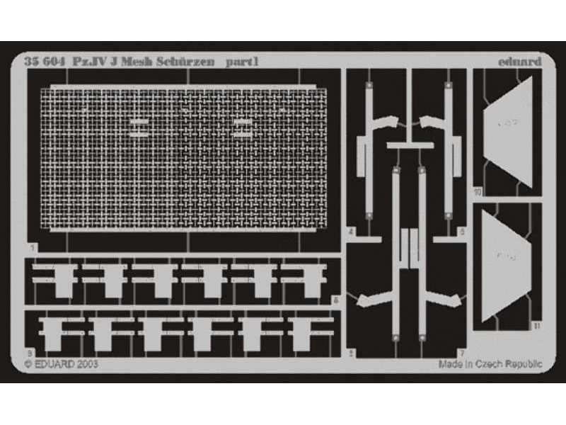 Schürzen mesh Pz. IV Ausf. J 1/35 - Dragon - image 1