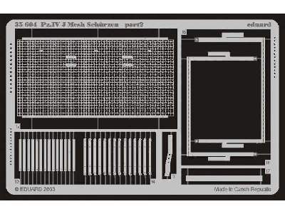 Schürzen mesh Pz. IV Ausf. J 1/35 - Dragon - image 2