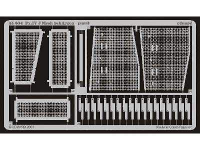 Schürzen mesh Pz. IV Ausf. J 1/35 - Dragon - image 3