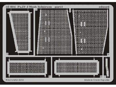 Schürzen mesh Pz. IV Ausf. J 1/35 - Dragon - image 4