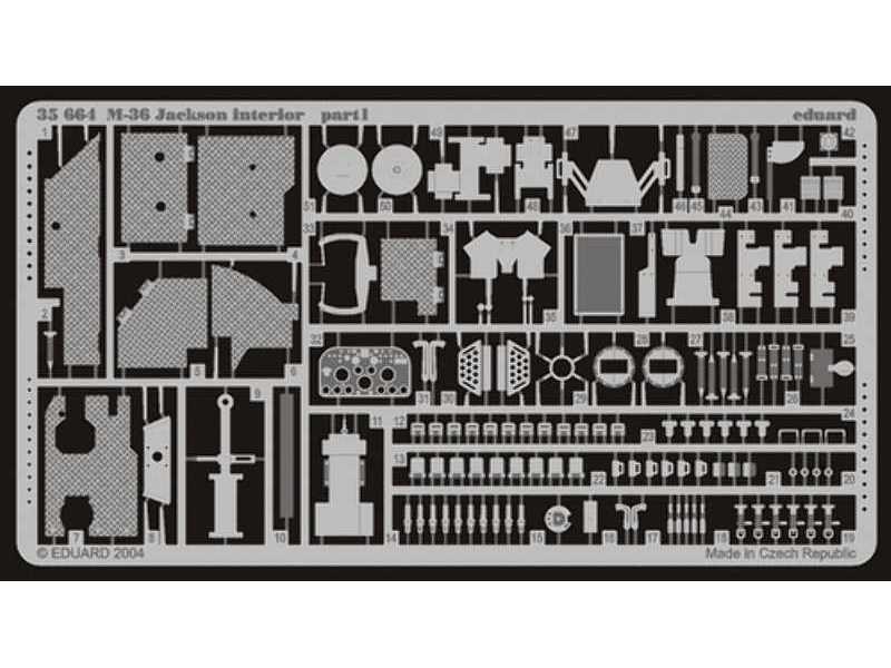 M-36 interior 1/35 - Academy - image 1