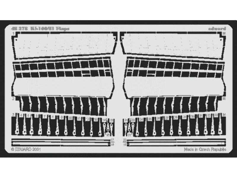 Ki-61/ Ki-100 flaps 1/48 - Hasegawa - image 1