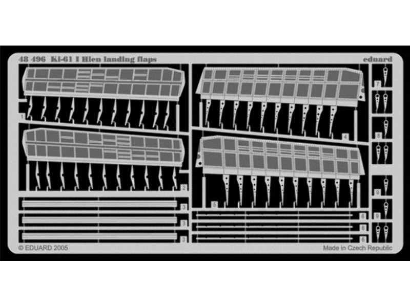 Ki-61 Hien landing flaps 1/48 - Hasegawa - image 1