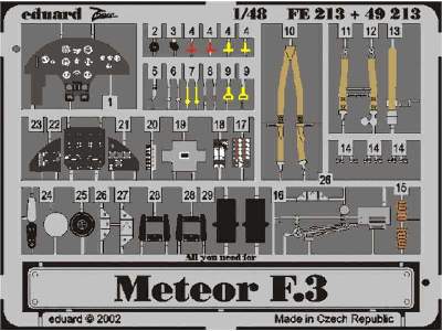 Meteor F. Mk.3 1/48 - Tamiya - image 1