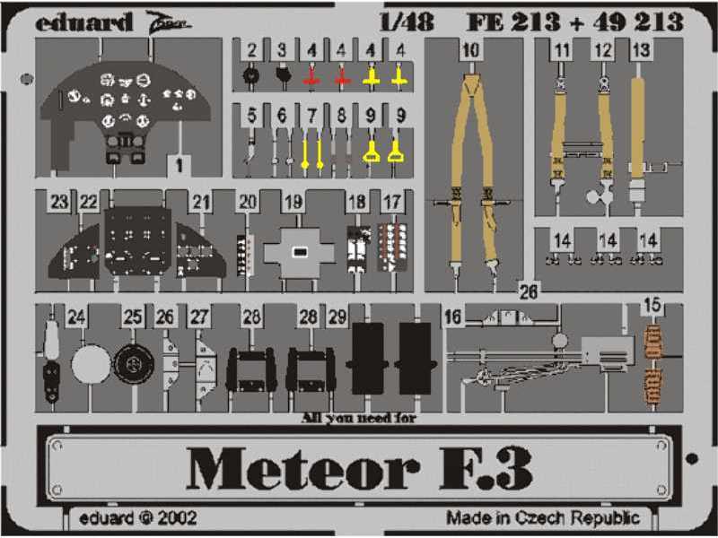 Meteor F. Mk.3 1/48 - Tamiya - image 1