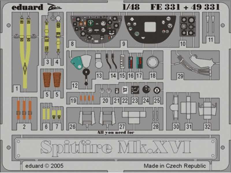 Spitfire Mk. XVI 1/48 - Italeri - image 1