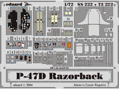 P-47D-20 1/72 - Tamiya - image 1