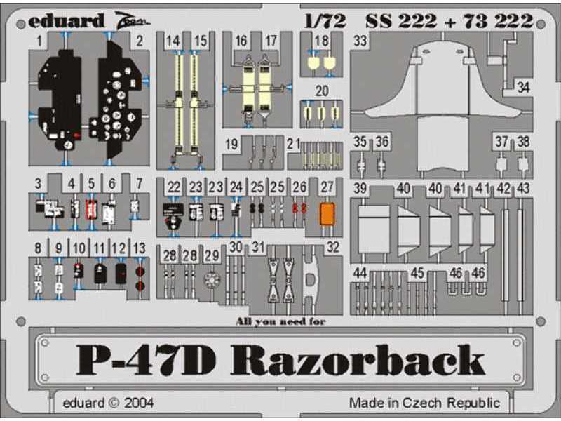 P-47D-20 1/72 - Tamiya - image 1