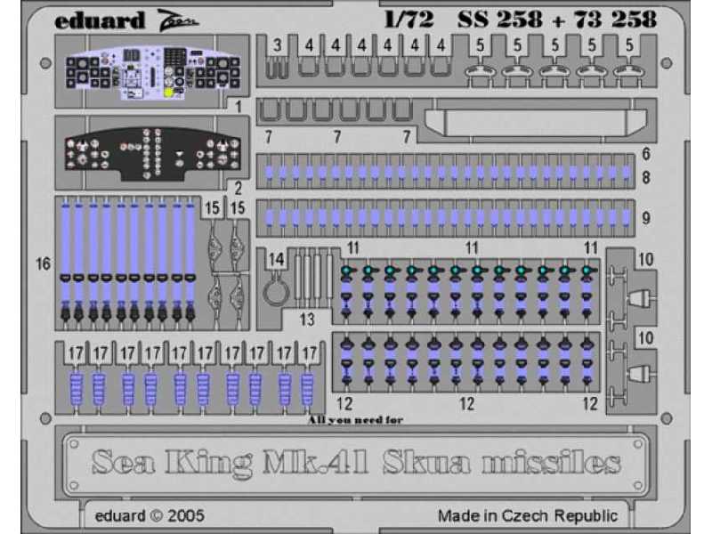 Sea King Mk.41 Skua missiles 1/72 - Revell - image 1