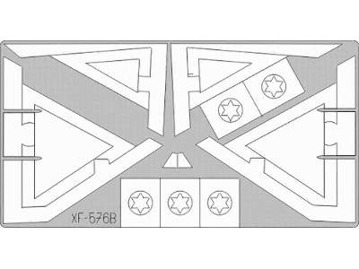 Mirage III Israeli ID Markings + Insignia 1/48 - Eduard - image 2