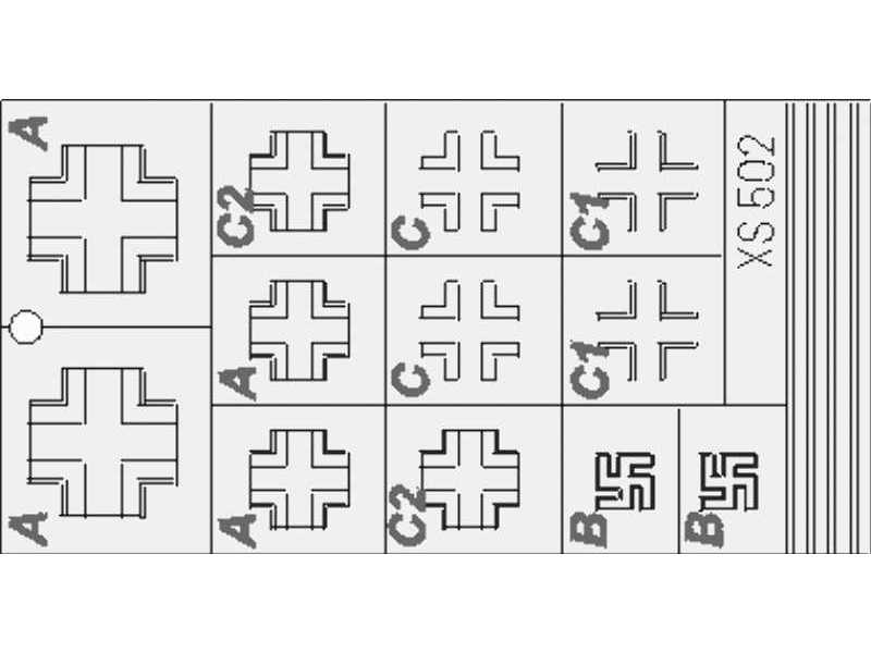 Ju 88 National Insignia 1/72 - Italeri - image 1