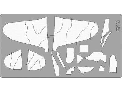 Lavochkin La-7 Camo.  Scheme 1/72 - image 1