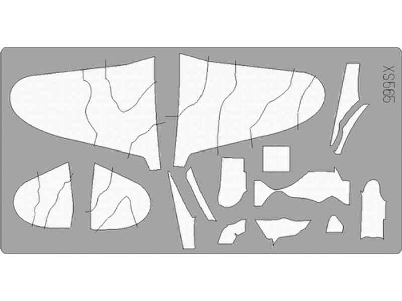 Lavochkin La-7 Camo.  Scheme 1/72 - image 1