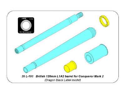 British 120mm L1A2 barrel for Conqueror Mark 2 - image 12