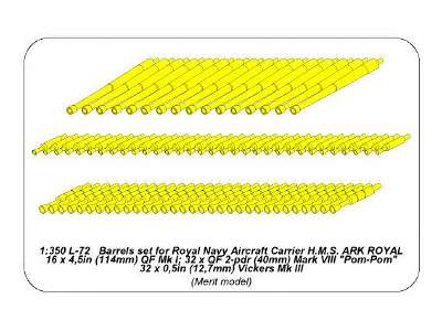 Barrels set for Royal Navy Aircraft Carrier: H.M.S. Ark Royal  - image 6
