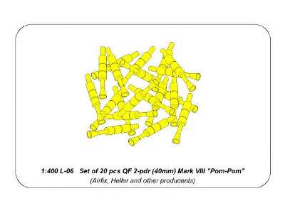 Set of 20 pcs QF 2-pdr (40mm) Mark VIII Pom-Pom - image 7