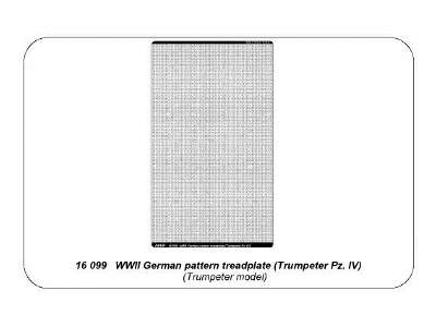 WWII German pattern treadplate (Trumpeter Pz. IV) - image 11