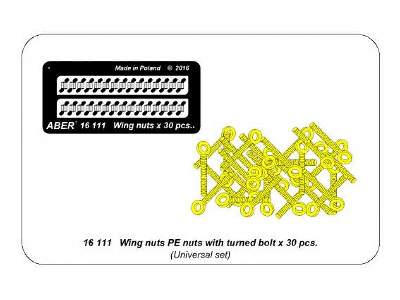 Wing nuts PE nuts with turned bolt x 30 pcs. - image 9