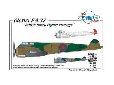 Gloster F.9/37 British Heavy Fighter Prototype - image 3