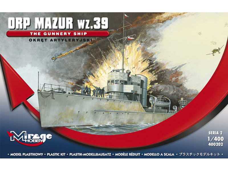 Okręt artyleryjski ORP MAZUR wz. 39 - image 1