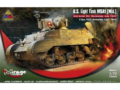 U.S. Light Tank M5A1 (Mid.)  '2nd Armd. Div. Normandy, July 1944 - image 1