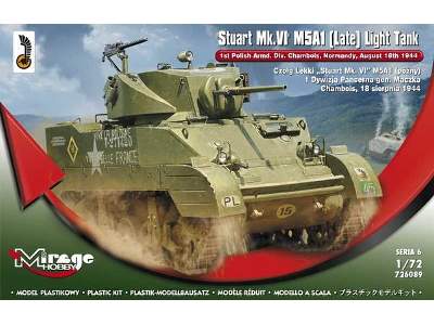 Czołg Lekki 'Stuart Mk.VI' M5A1 (późny) 1 Dywizja Pancerna gen.  - image 1