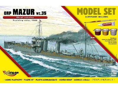 ORP 'MAZUR' 1935 (Polski Okręt Szkolny) (MODEL SET) - image 1