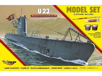 'U23'  (Niemiecki Okręt Podwodny z II WŚ typ IIB) (MODEL SET) - image 1