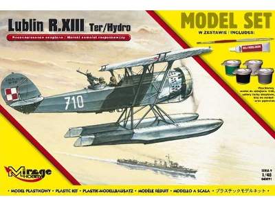 MODEL SET- Lublin R.XIII Ter / Hydro (Polski Morski Samolot Rozp - image 1