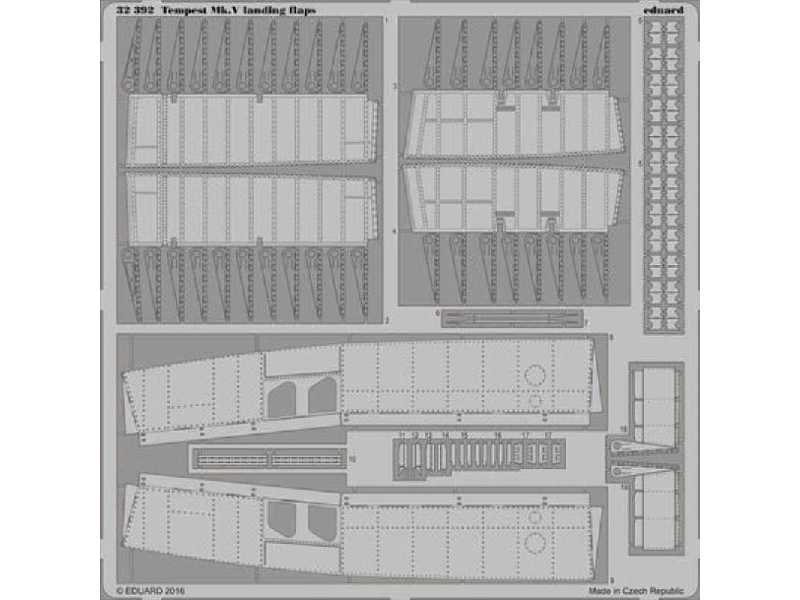 Tempest Mk. V landing flaps 1/32 - Special Hobby - image 1