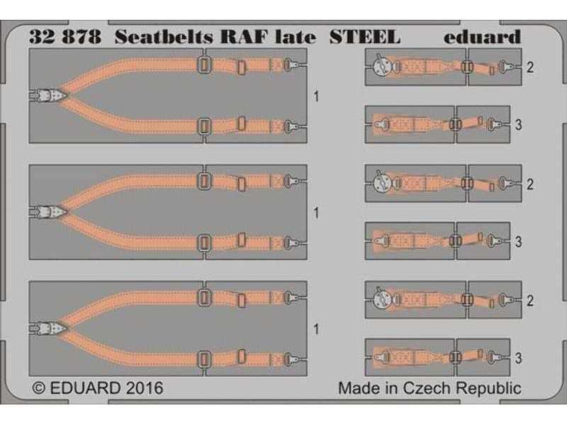 Seatbelts RAF late STEEL 1/32 - image 1