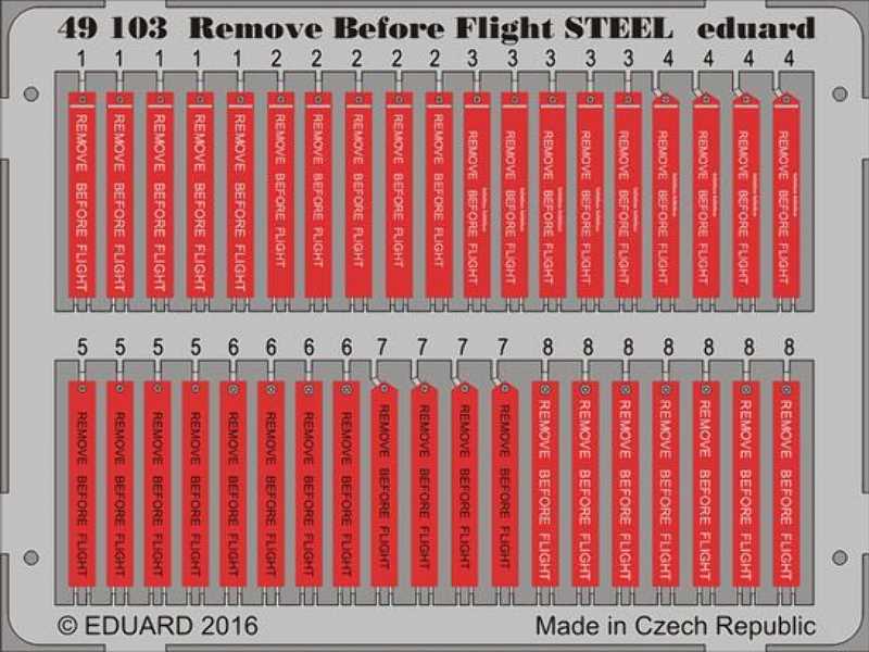 Remove Before Flight STEEL 1/48 - image 1