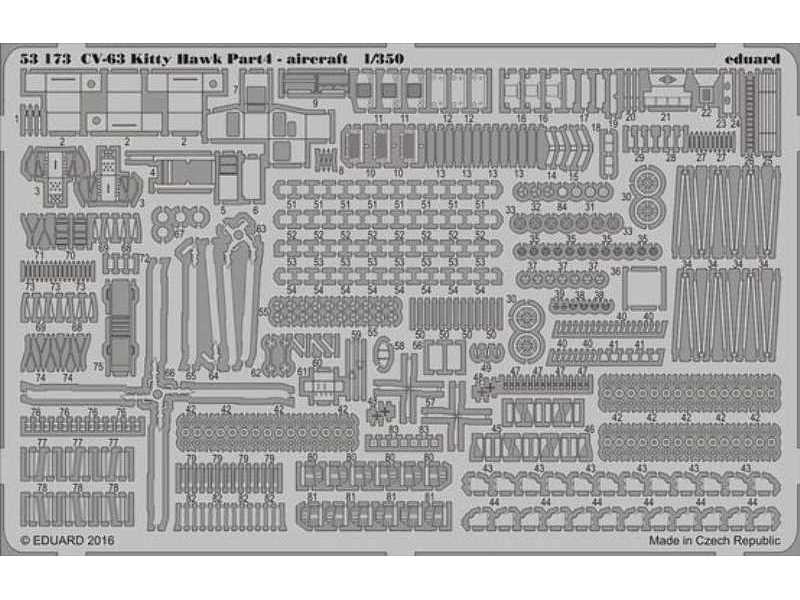 CV-63 Kitty Hawk pt.4 - aircraft 1/350 - Trumpeter - image 1