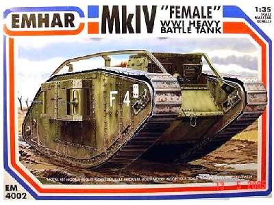 Mk IV Female WWI Heavy Battle Tank - image 1