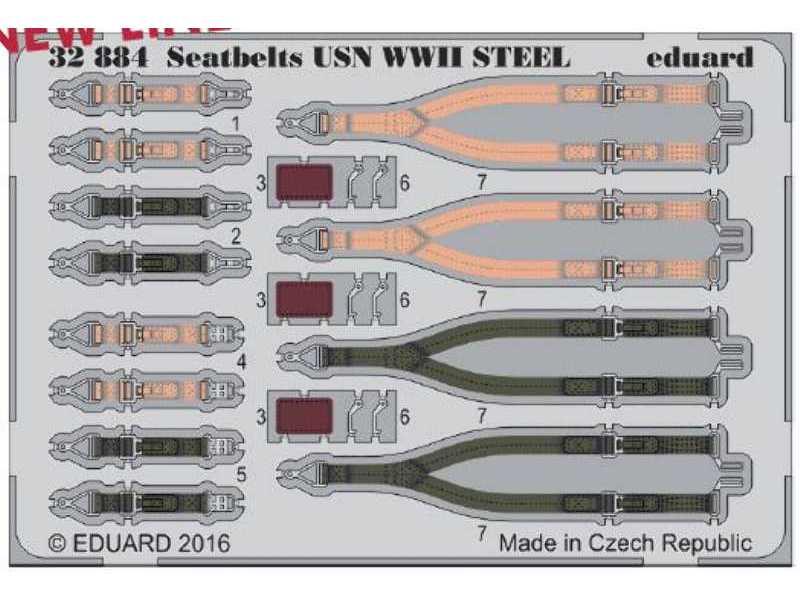 Seatbelts USN WWII fighters 1/32 - image 1