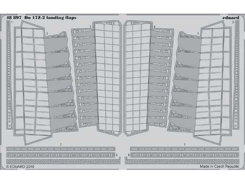 Do 17Z-2 landing flaps 1/48 - Icm - image 1