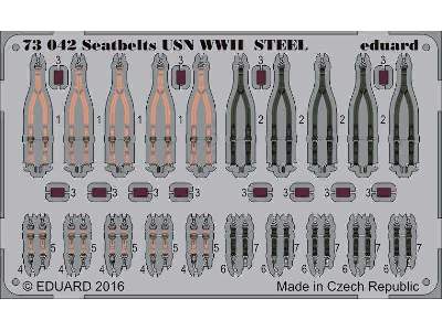 Seatbelts USN WWII fighters STEEL 1/72 - image 1