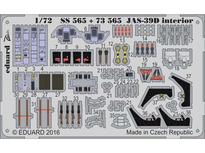 JAS-39D 1/72 - Revell - image 1