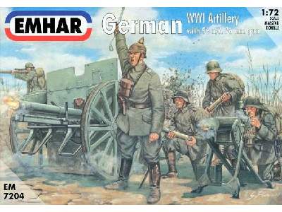 WWI German Artillery with 96 n/A 76mm Gun - image 1